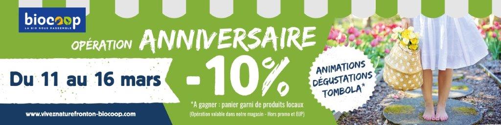 L'ANNIVERSAIRE DE VOTRE MAGASIN